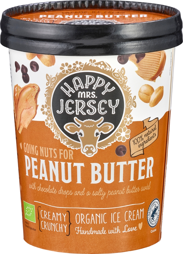 Happy Mrs. Jersey Peanut butter bio 500ml